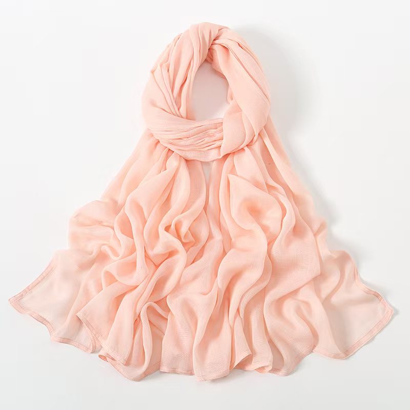 Soft Peach Pink Modal