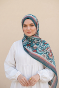 Blue Texture Modal Hijab