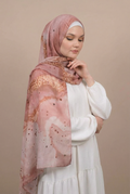 Pumkin Wavy Modal Hijab